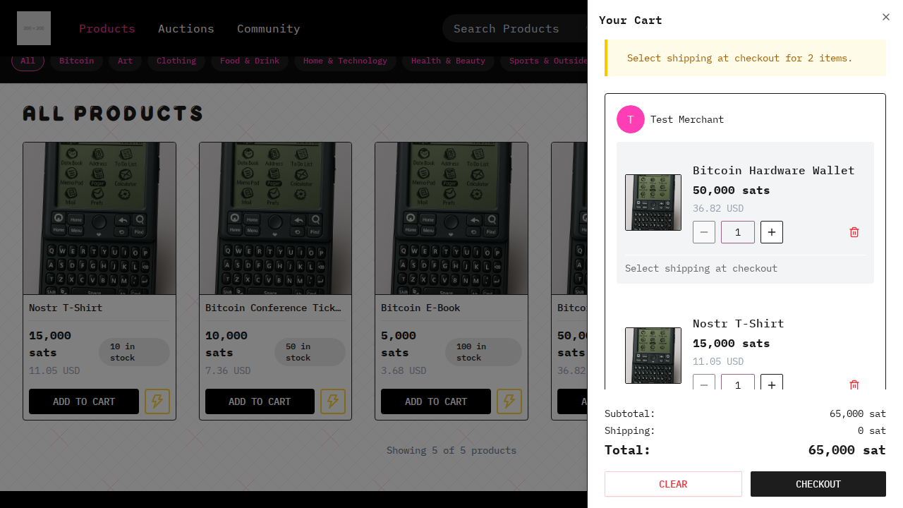 can add multiple products from same seller