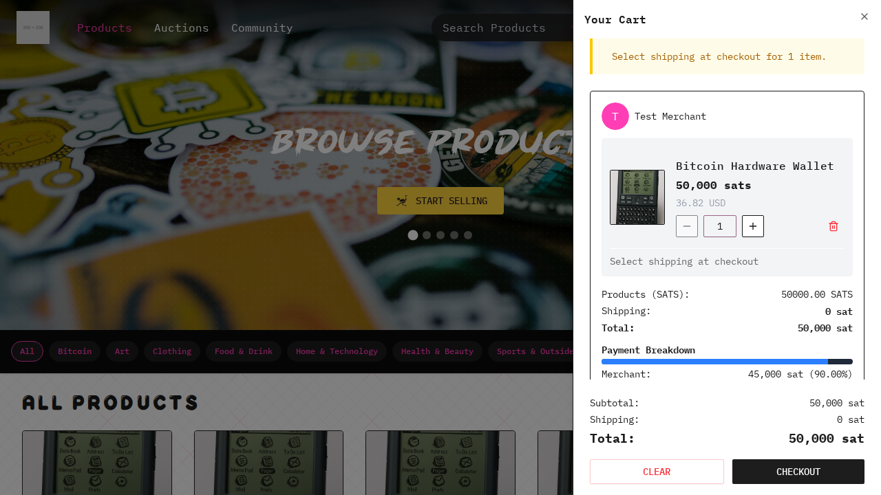 cart items persist after page reload